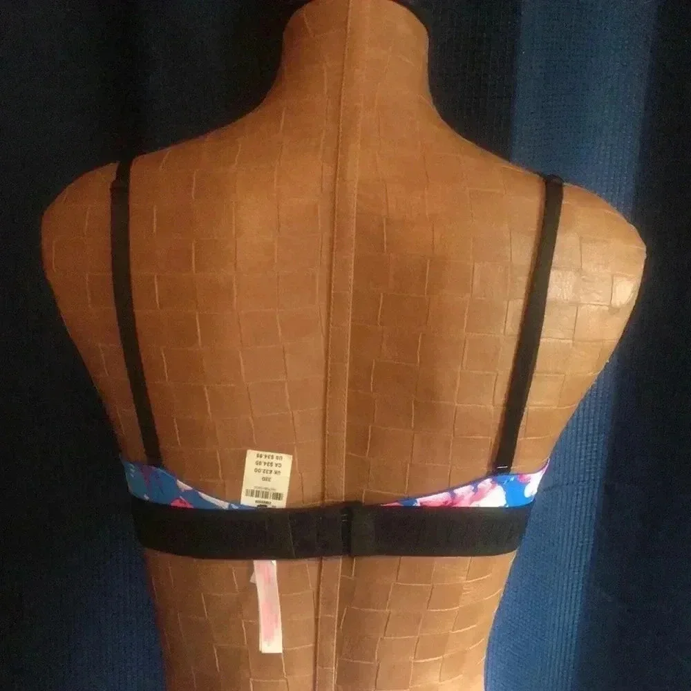 NWT‎ Victoria Secret 32D floral Tshirt bra